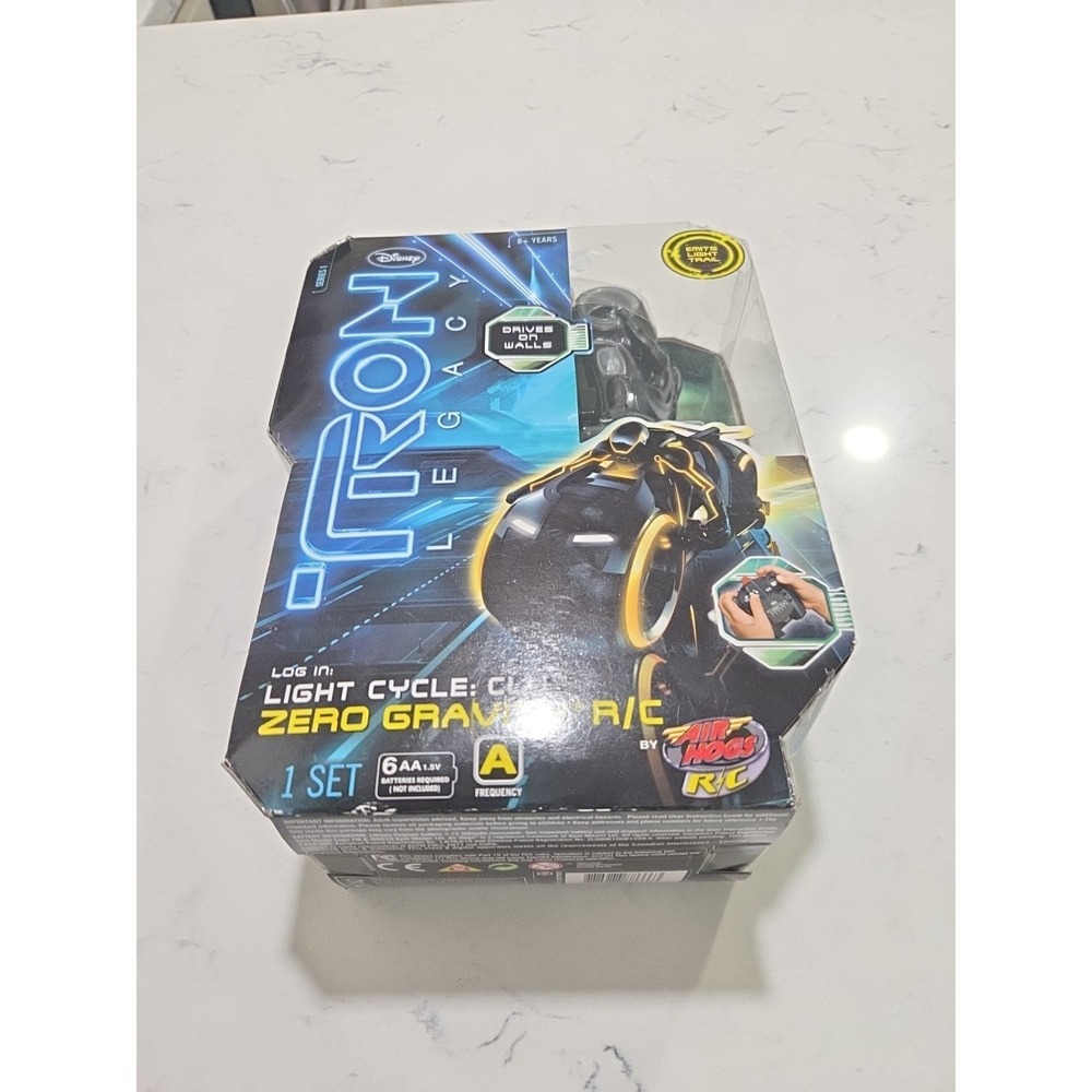 Disney Tron Legacy Light Cycle / CLU Zero Gravity R/C  By Air Hogs New In Box
